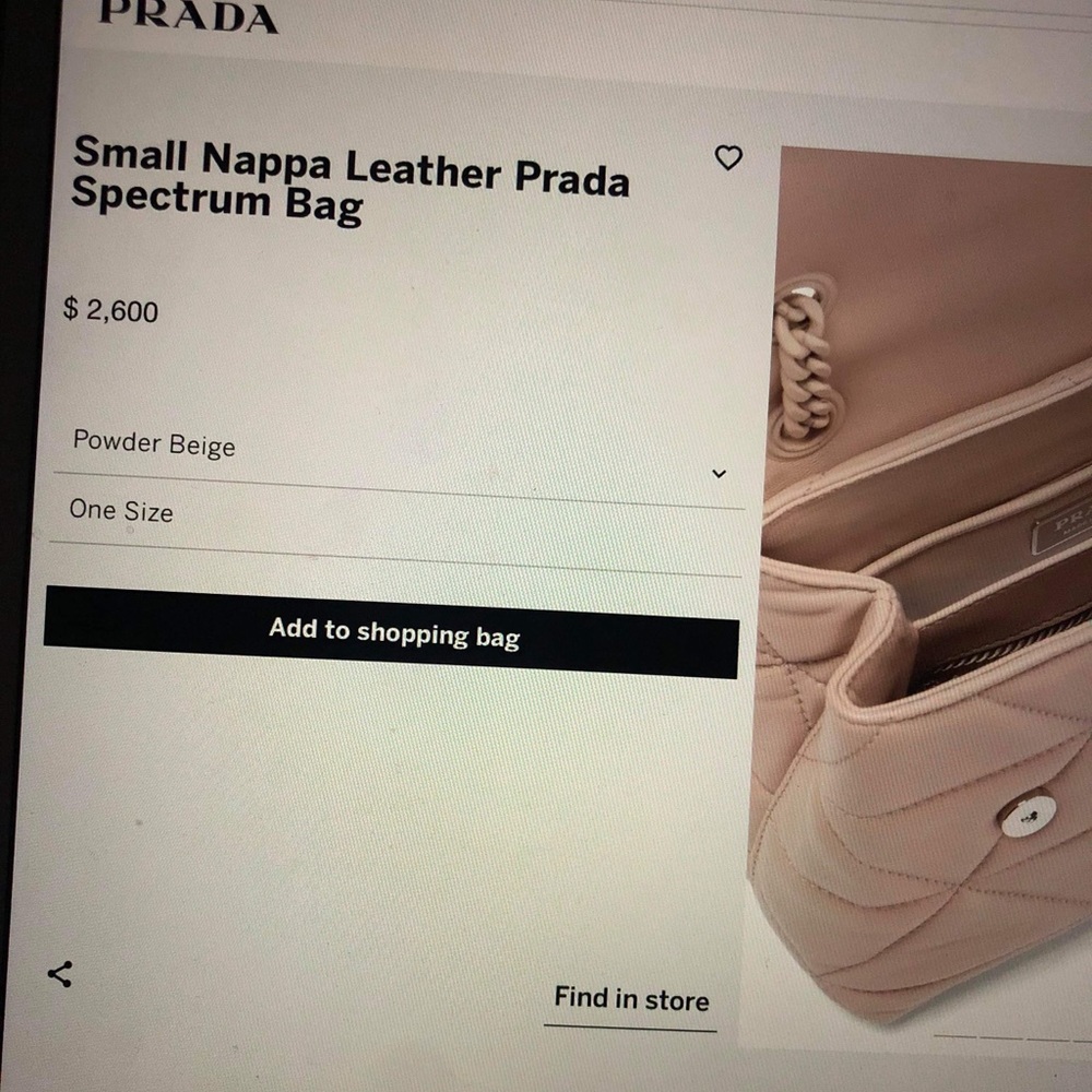 ❤️❤️SOLD❤️❤️Prada nappa small spectrum  bag - Picture 10 of 11